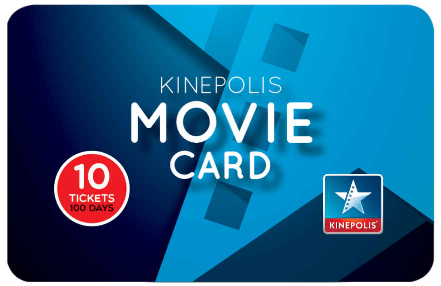 Kinepolis Movie Card 10 tickets Kinepolis Movie Card 10 tickets