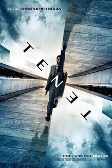 Tenet The movie poster of Tenet