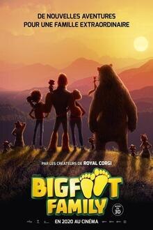 The movie poster of Bigfoot Family