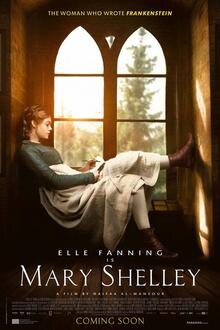 Mary Shelley The movie poster of Mary Shelley