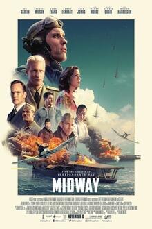 Midway The movie poster of Midway