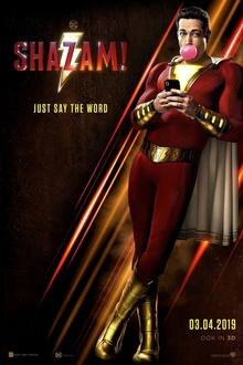 Shazam! The movie poster of Shazam!